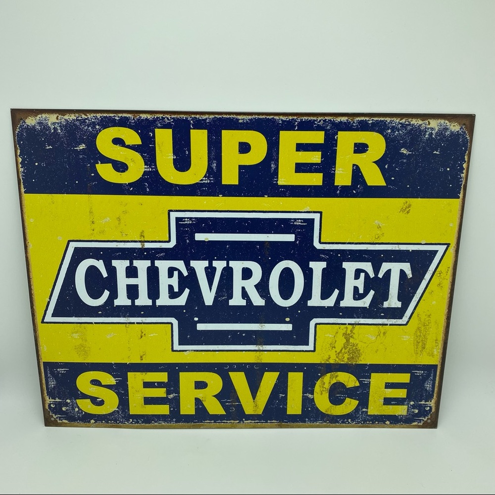 2006 GM General Motors Chevrolet Super Service Metal/Tin Sign 16x12.5”